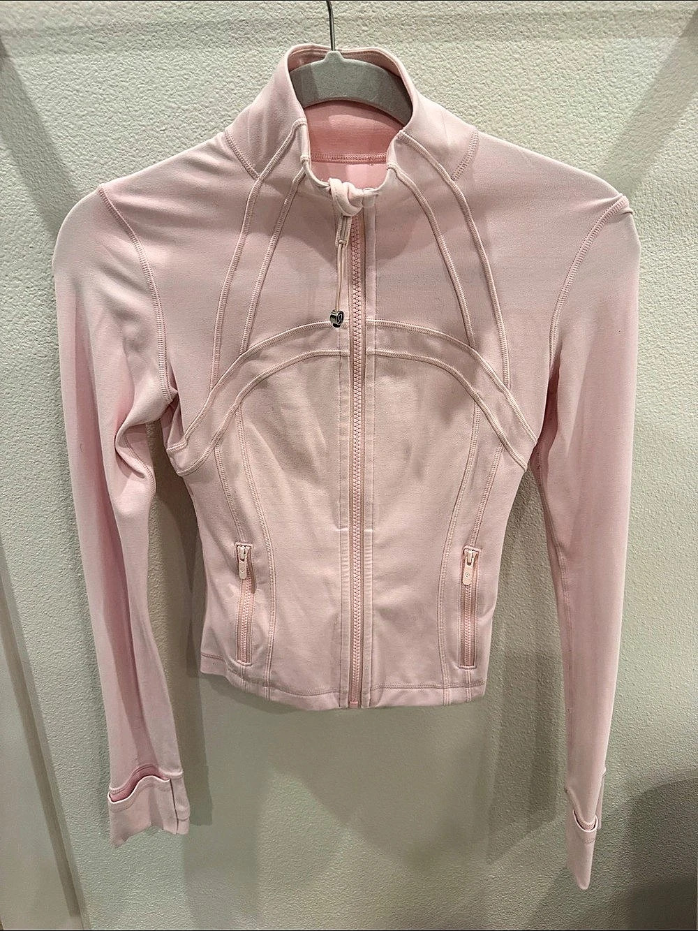 lululemon Define Jacket Pink Athletic Zip Jacket